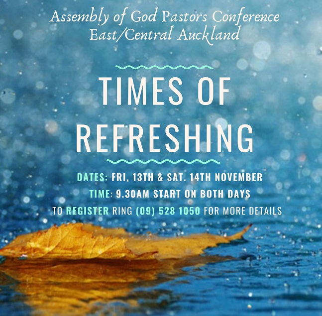 Times of refreshing AG Pastors Conference 2020